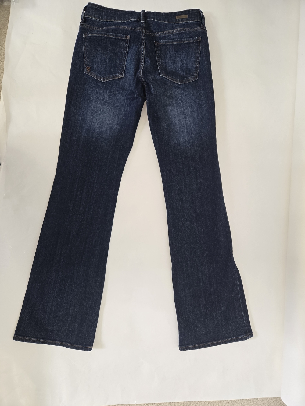 Kut from the Kloth Dark Indigo Denim Jeans Boot Cut Jeans Womens Size 6 - Picture 2 of 12